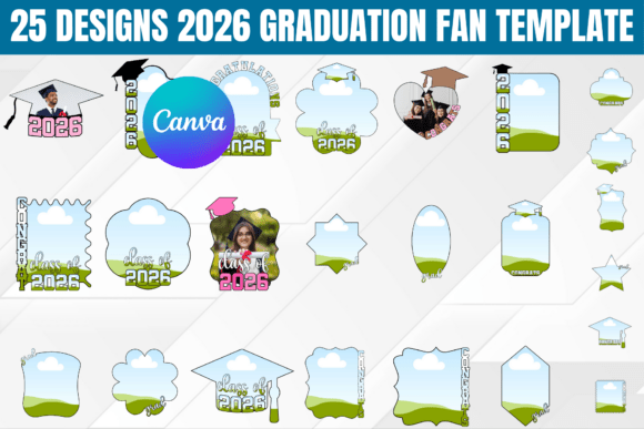 25 Designs 2026 Graduation Fan Template: A Designer's Guide