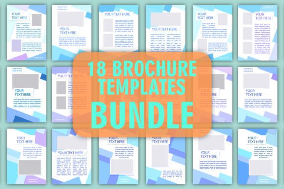 Blank Brochure Design Templates Set: Your Creative Foundation
