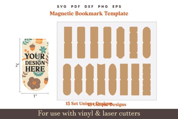 Create No-Sew Faux Leather Bookmarks with SVG Templates
