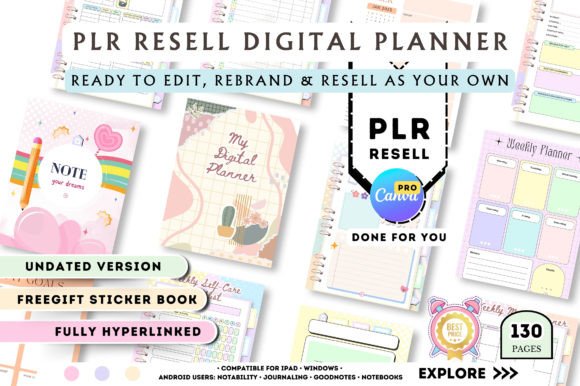 Effortless Organization: The Undated Digital Planner for Modern Creatives