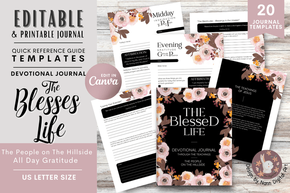 Enhance Your Faith Walk with This Editable Devotional Journal