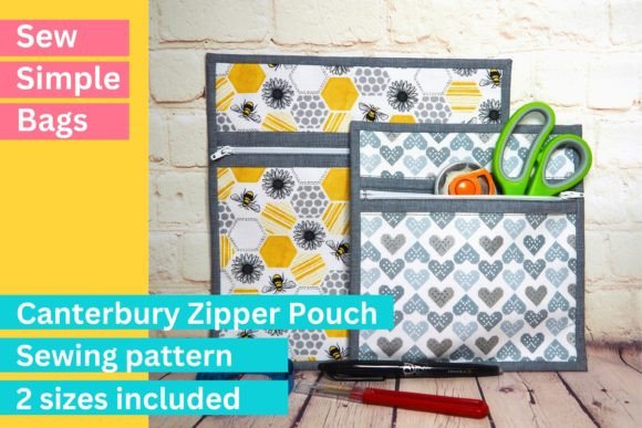 Master Flat Pouch Construction: Canterbury Zipper Pattern