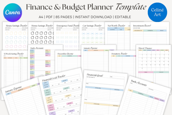 Master Your Money: The Ultimate Editable Finance Planner