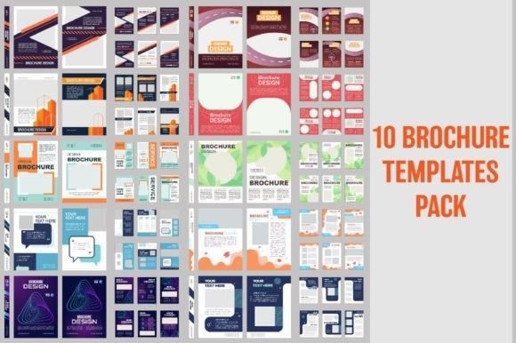 Mastering Corporate Reports with Preview Brochure Templates Set