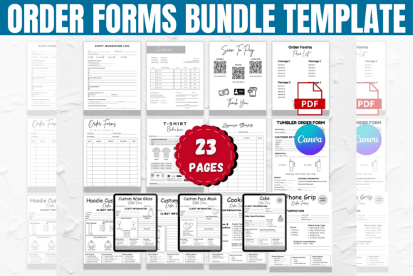 Mastering Transactions with Editable Order Forms Bundle Template