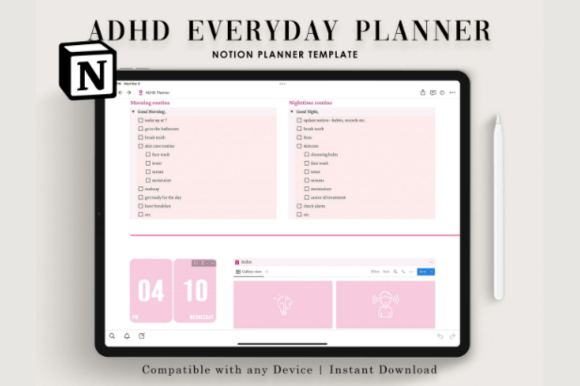 Notion Template ADHD: A Life Plan That Actually Works