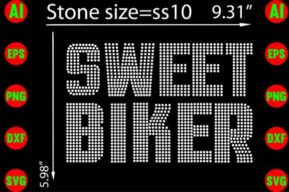 Sweet Biker Rhinestone Templates: Bold, Edgy & Ready to Create