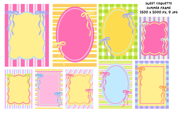 Sweet Coquette Summer Frame Collection: A Burst of Joyful Charm