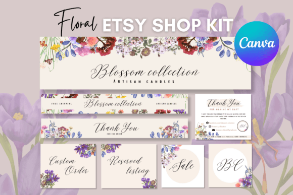 Transform Your Etsy Storefront with a Cohesive Floral Aesthetic