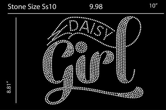Unleash Your Creativity with Daisy Girl, Rhinestone Design Templates.