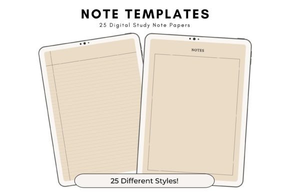 Vanilla Mocha Note Templates: A Designer's Go-To for Everyday Elegance